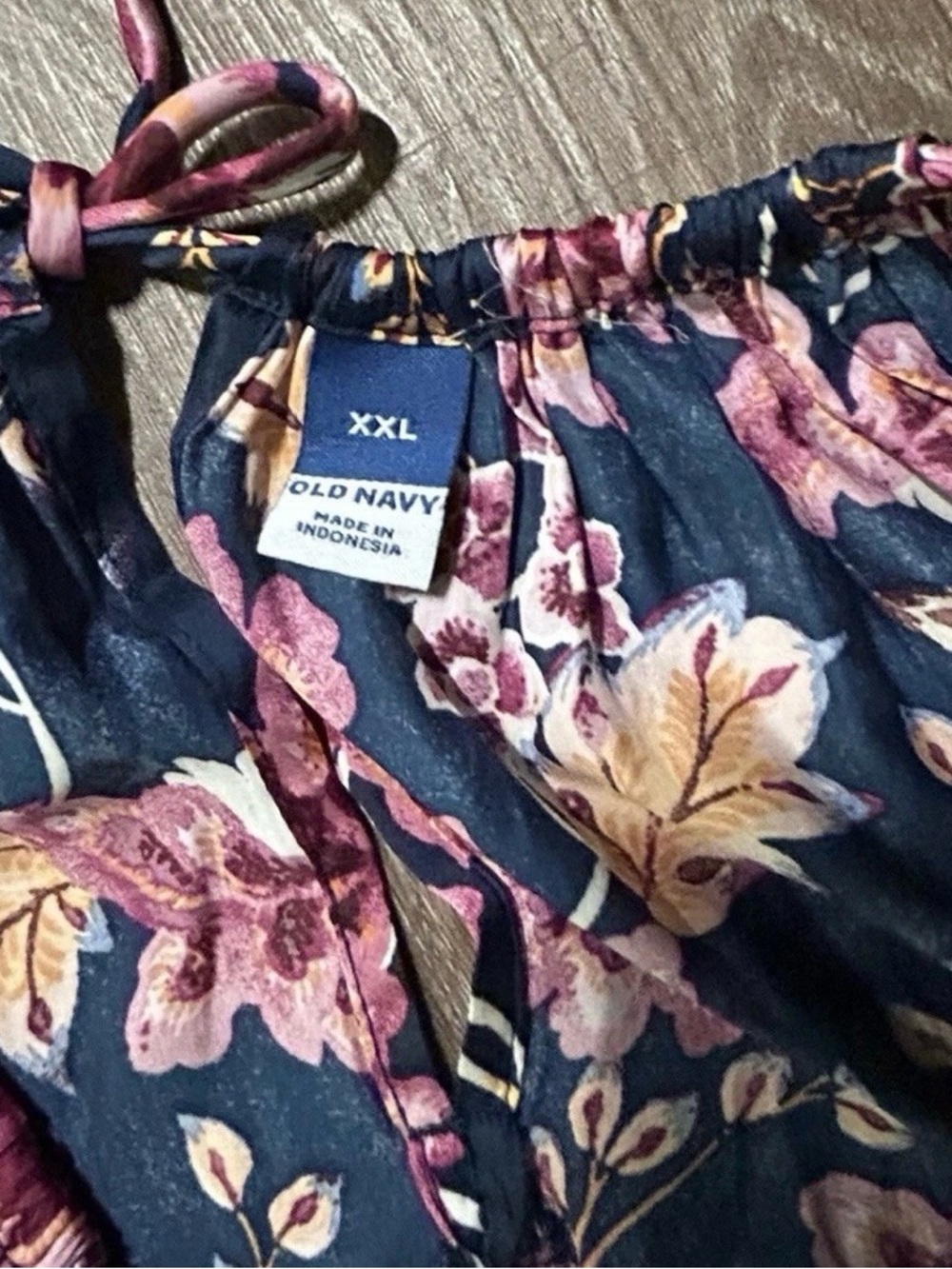 Women’s Old Navy Floral Maxi Dress Size XXL Summer Warm Weather - Picture 4 of 4